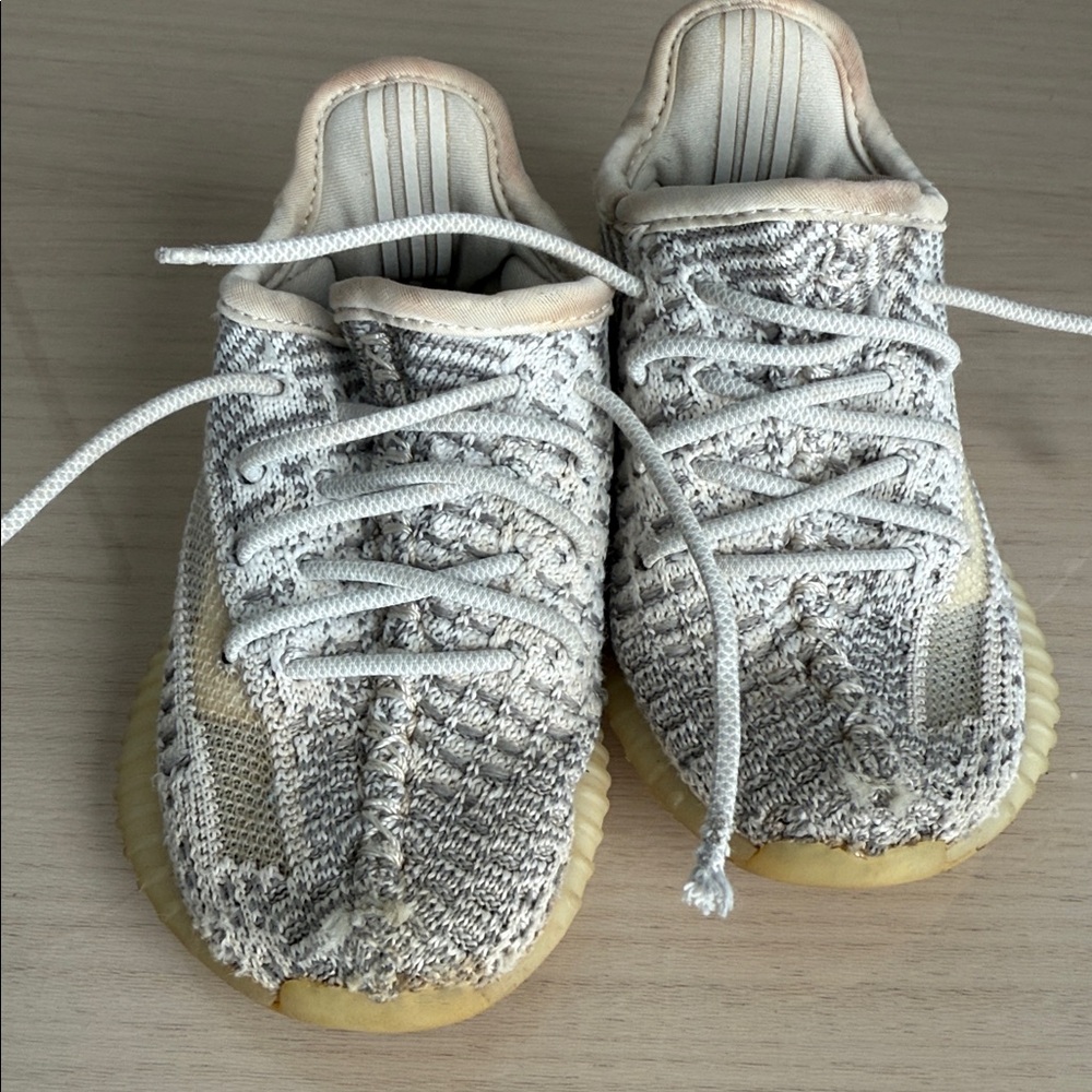 Yeezy Kids Sneakers - Cream and Gray